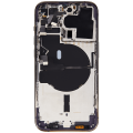 Back Housing W/ Small Pre-Installed Compatible For iPhone 14 Pro (US Version) (No Logo) (Aftermarket Plus) (Deep Purple)