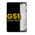 LCD Assembly With Frame Compatible For Motorola Moto G51 5G (XT2171 / 2021) (Refurbished) (All Colors)